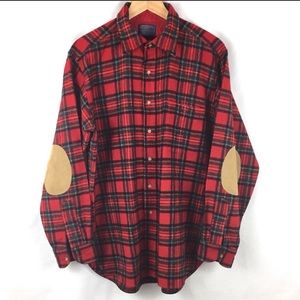 Pendleton Mens Shirt Vintage Royal Stewart Tartan